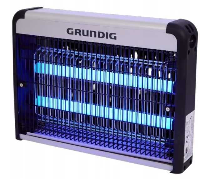 Лампа против насекоми Grundig, LED, 20м, лесна за почистване