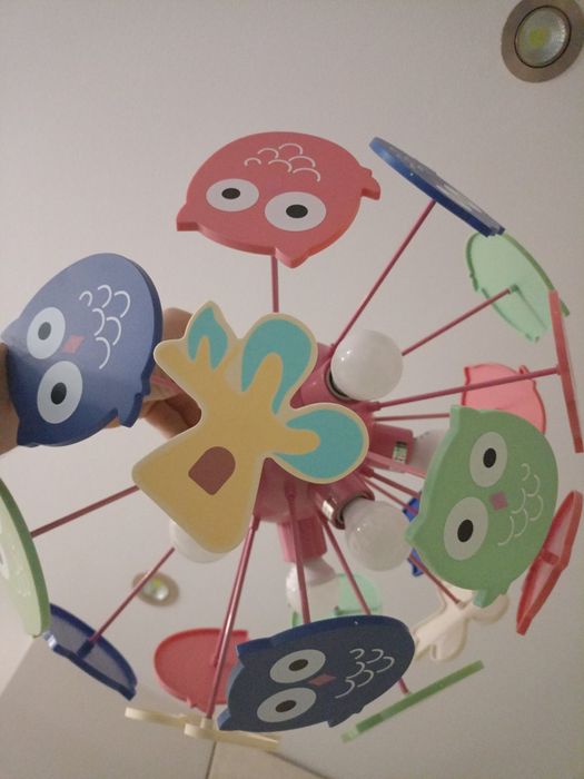 Детски полилей / Осветително тяло Бухали