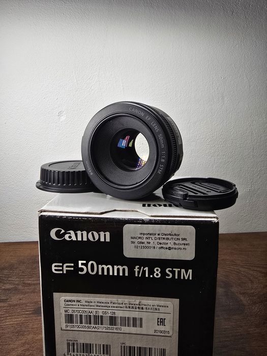 Lentilă Canon EF 50mm f1.8 STM