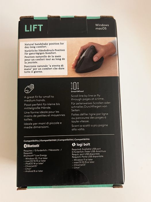 Mouse Logitech Lift Vertical Ergonomic