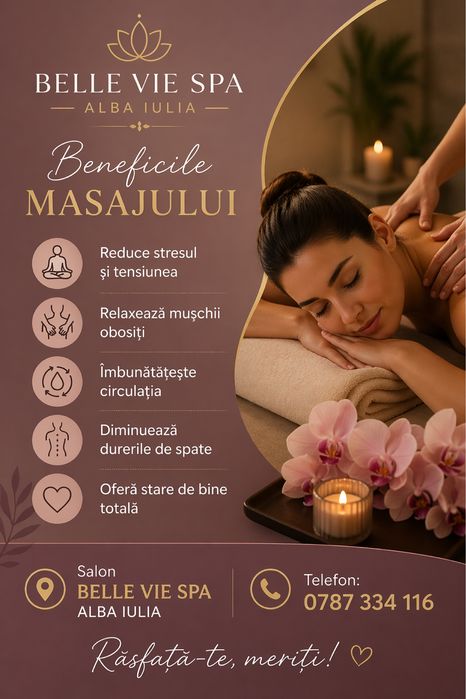 Masaj profesionist-Ai grija de tine! Make time for you