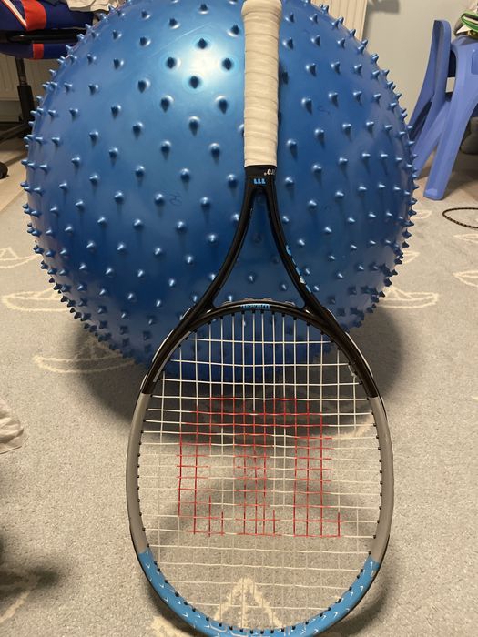 Детска тенис ракета Wilson ULTRA 25  V3.0 Junior /Черно-Синя-Сива/