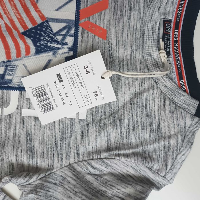 Нови блузи дълъг ръкав 3-6 години