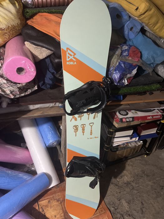 Сноуборд Robla с креплениями biwec