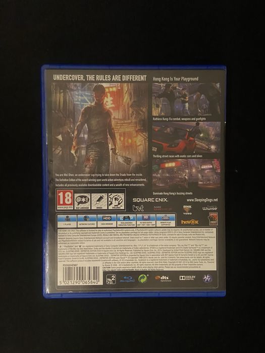 Sleeping Dogs PS4, TESTAT, utilizat