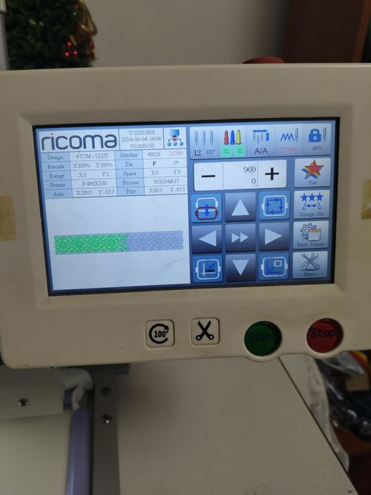 Mașină de brodat profesionala RICOMA
