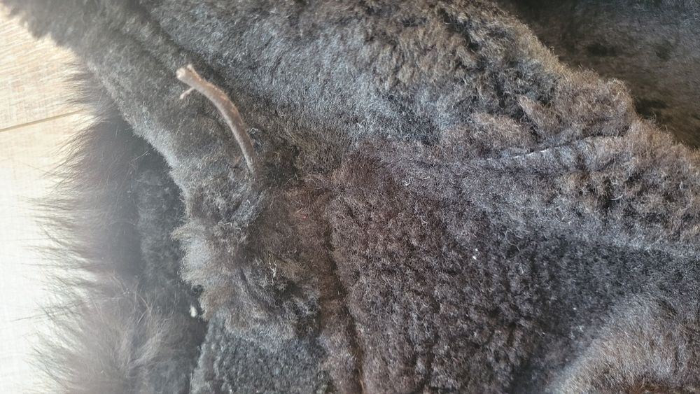 Cojoc cu gluga, piele naturala