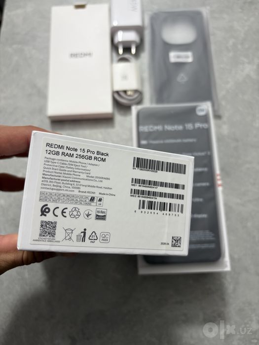 New! Mi Note 15 Pro 12/256GB