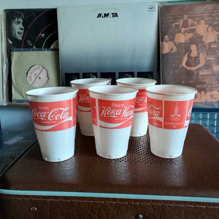 Кока-Кола Олимпиада-80 стаканчики