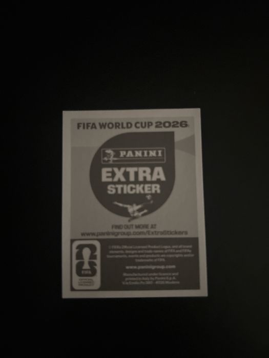Ronaldo extra sticker Silver