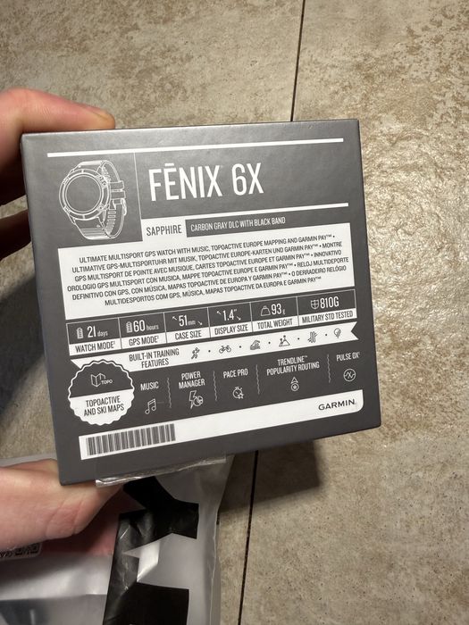 Garmin Fēnix 6X Sapphire