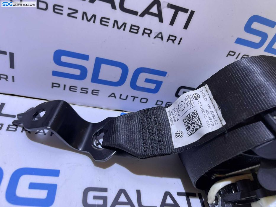 Centura Siguranta Cu Capsa Dreapta Fata Pasager Volkswagen Polo 6R 2009 - 2015 Cod 6R4857706 [P0044]