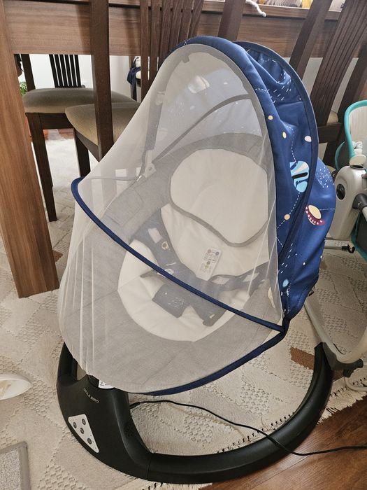 Бебешка електрическа люлка little bird кошче столче новородено
