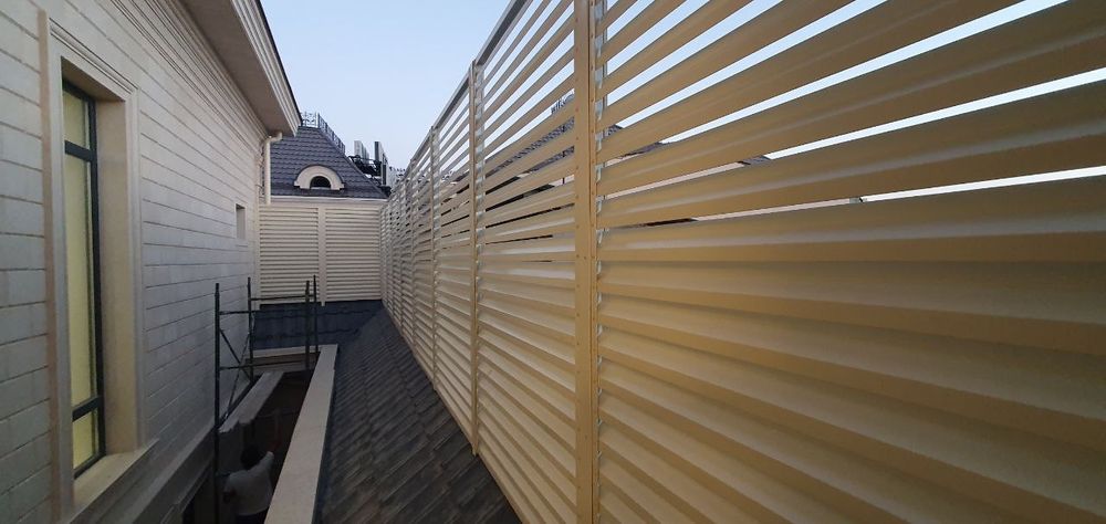 Jaluziy temir devor Жалюзи метал Zabor