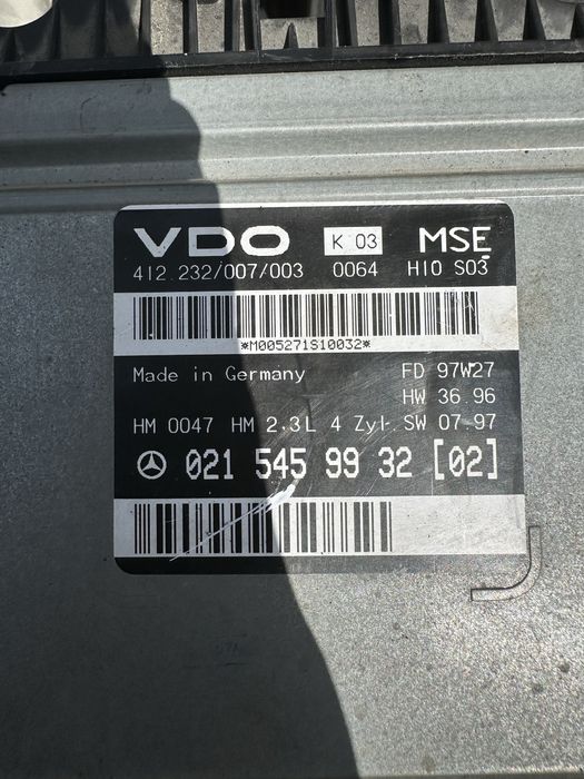 Компьютер ЭБУ м111 m111 2.3 w210 w124 w202