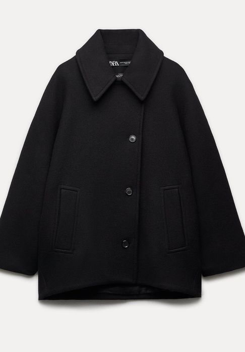 Palton oversize Zara Manteco limited edition
