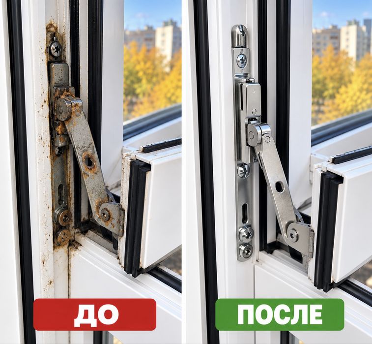 Рестоврация окон из пвх под ключ