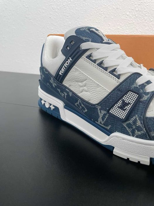 #CALITATE PREMIUM# Louis Vuitton Trainers LV Trainers Blue Albastru - Livrare Verificare - (Dispunem de mai multe modele)