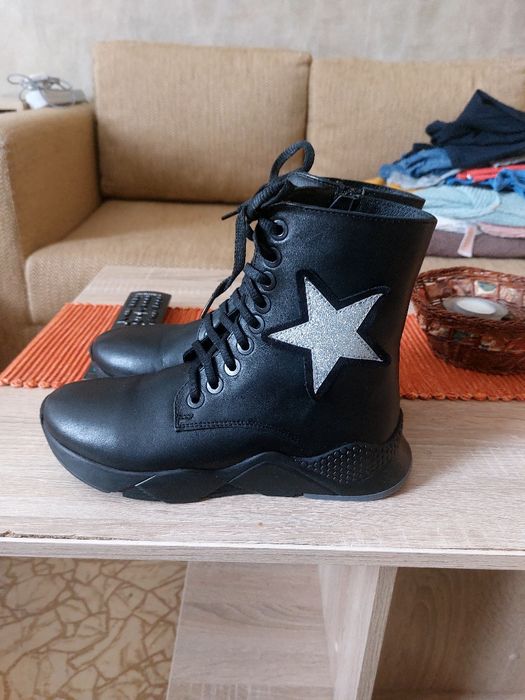 Зимни боти естествена кожа