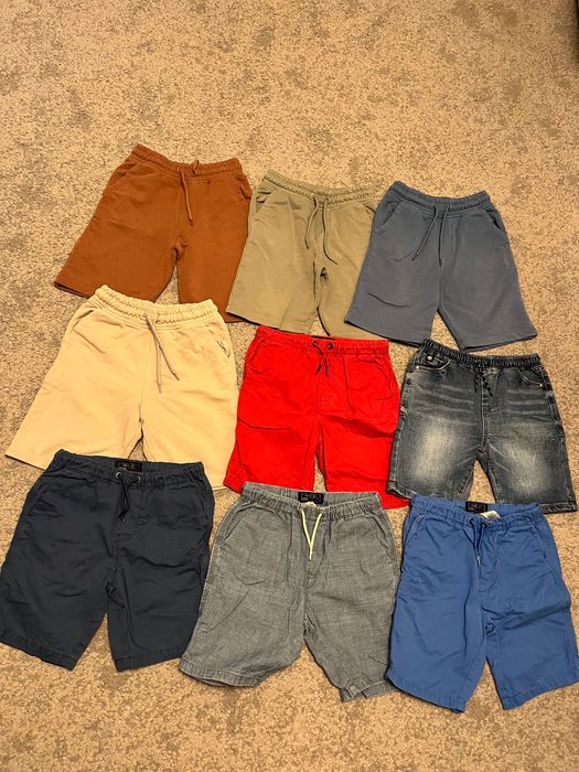 Lot 9 perechi pantaloni scurti marimea 122