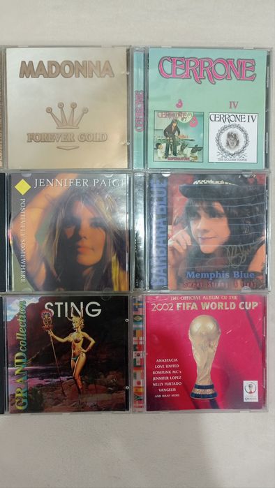 CD-диски с музыкой разных направлений