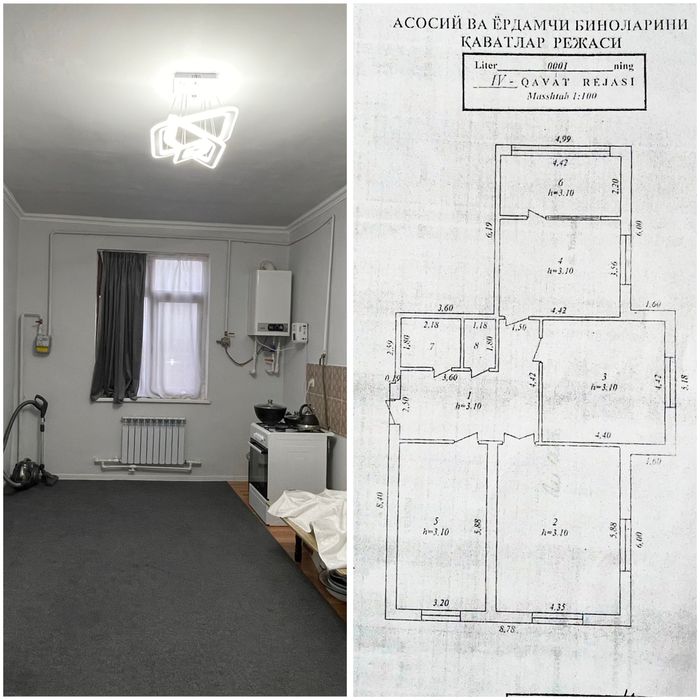 ‼️ Супер нархда 4 хонали квартира евро хайтек ремонтли сотилади