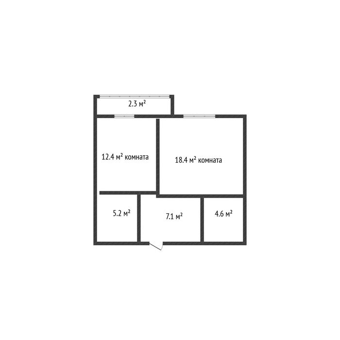 1 комнатная квартира