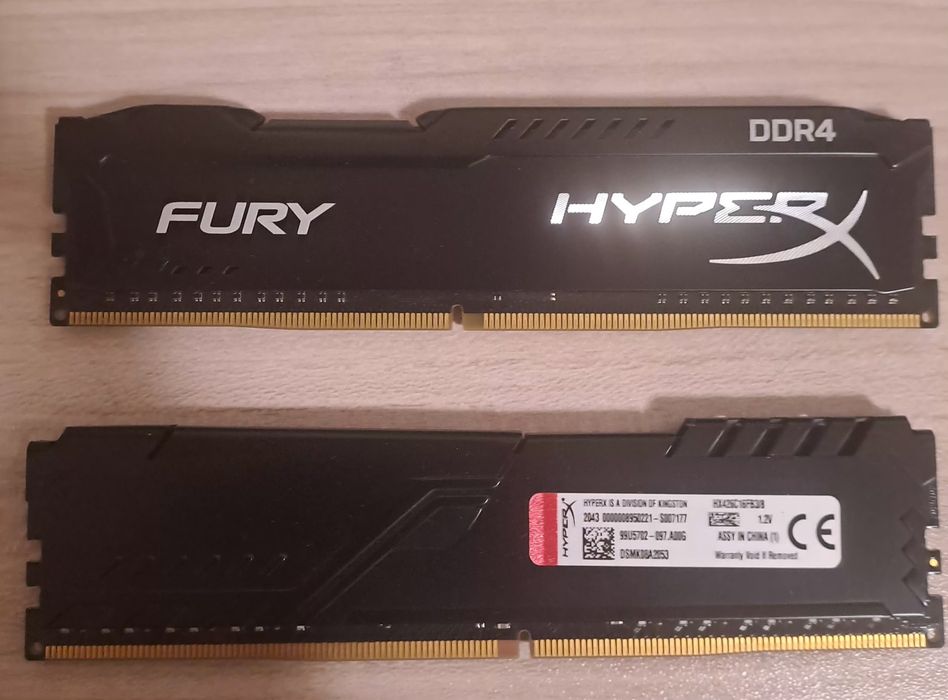 Ddr4 fury hyper 2x8gb
