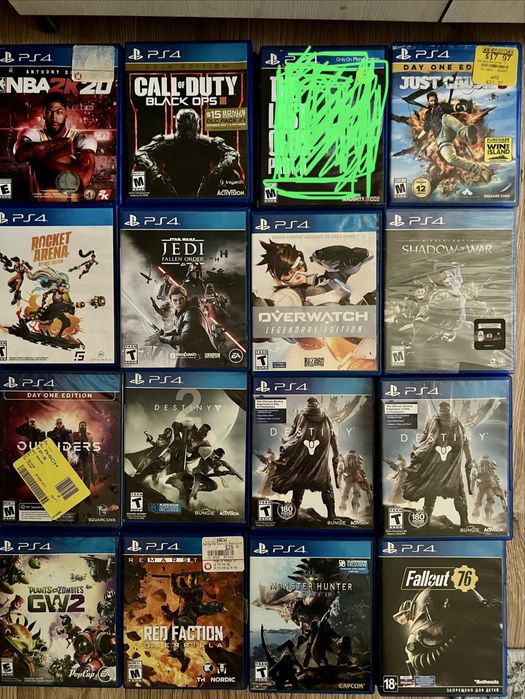 Игры playstation 4  bluray disk