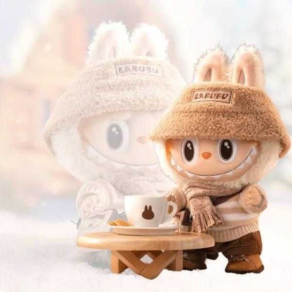 Голямо Лабубу Labubu Dress Be Latte 40см Лимитирана серия за колекцион