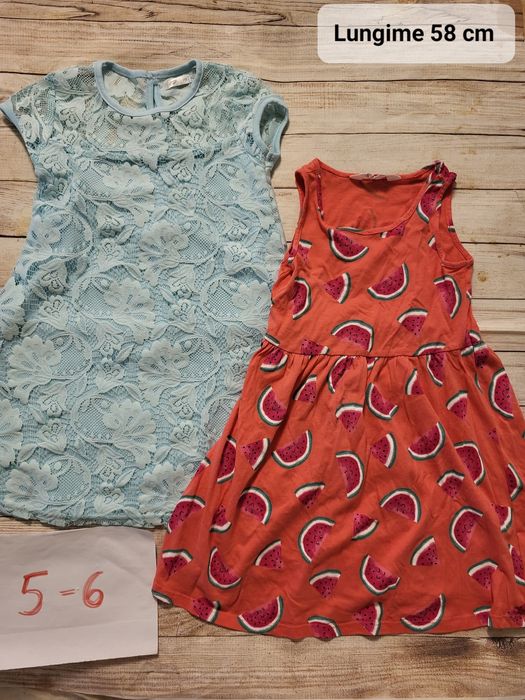 Loturi haine 5-6 ani H&M rochii bluze