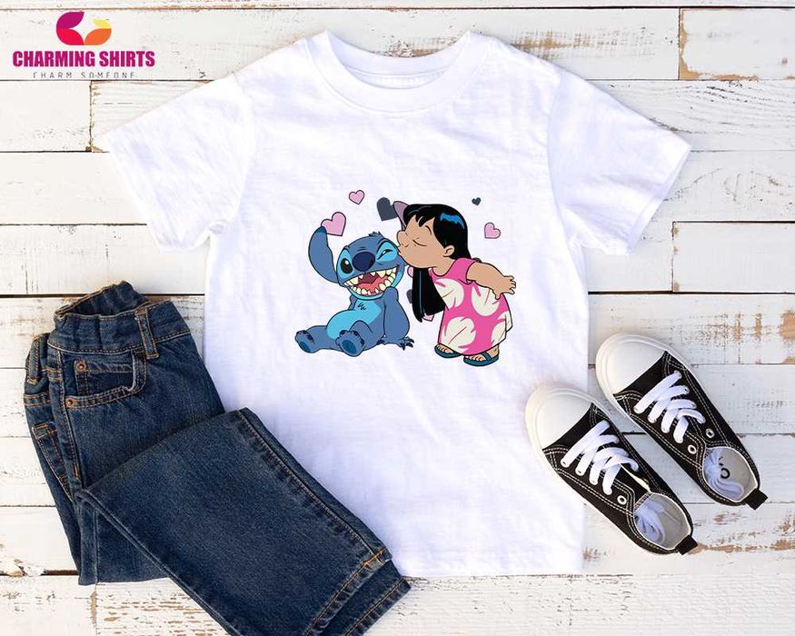 Тениски със Стич и Лило Stitch and Lilo