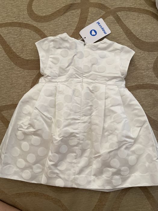 Нова бяла официална рокля mayoral