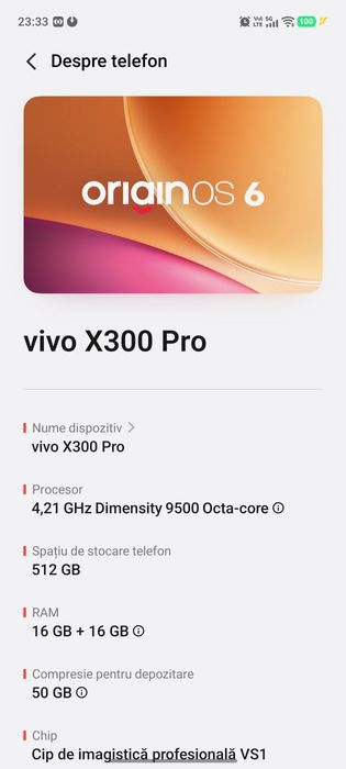 Vivo X300 Pro Global Nou