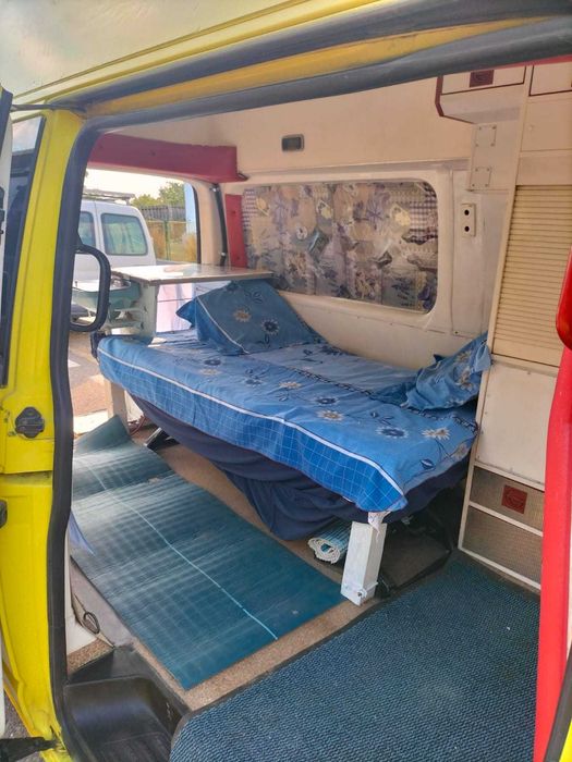 VW T5 2.5 diesel, inaltat, camper minimal 2 locuri, AC, schimb cu rulota
