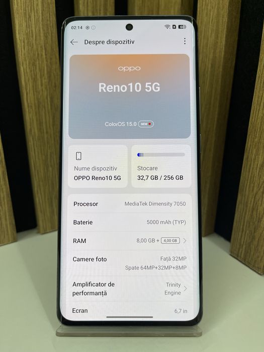 Oppo Reno 10 256Gb 8Gb ram Display Fisurat / Garantie / Factura #58775
