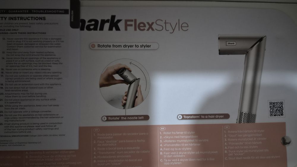 Ondulator Shark flex style 5-in-1