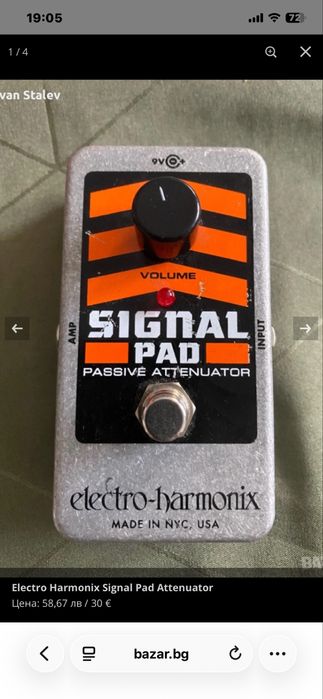 Electroharmonics Signal Pad