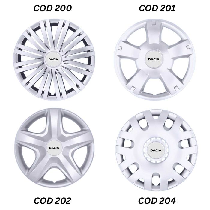 Capace roti R14 Dacia diverse modele, pentru jante de tabla