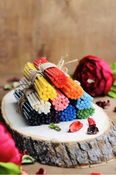 Свечи КРАСНЫЕ восковые