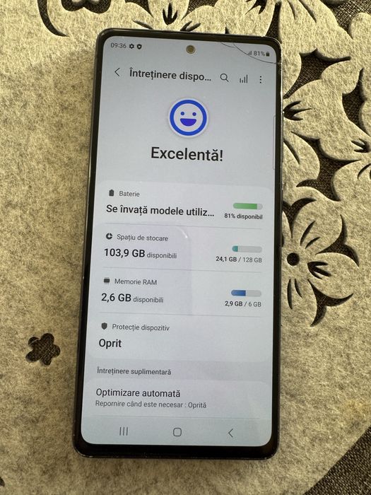 Samsung s20 FE sticla sparta