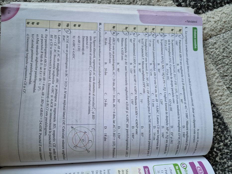 Lot 10 Manuale Școlare Clasa a 7-a (Mate, Fizică, Chimie, Limbi străine etc.)