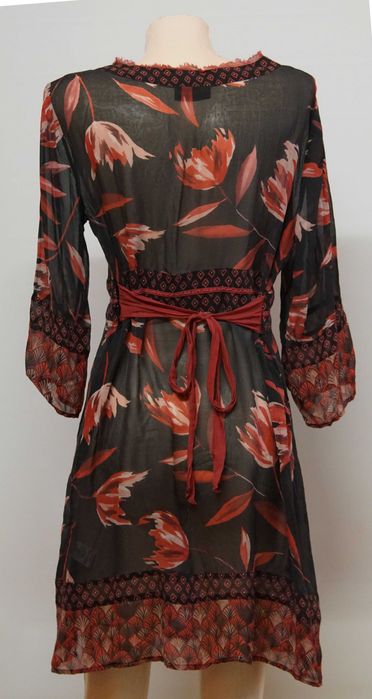 Bluza matase Priciples multicolora marimea 42