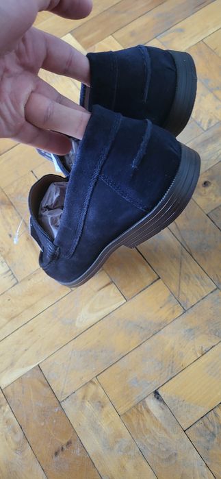 Обувки Next loafers- suede leather brand new.