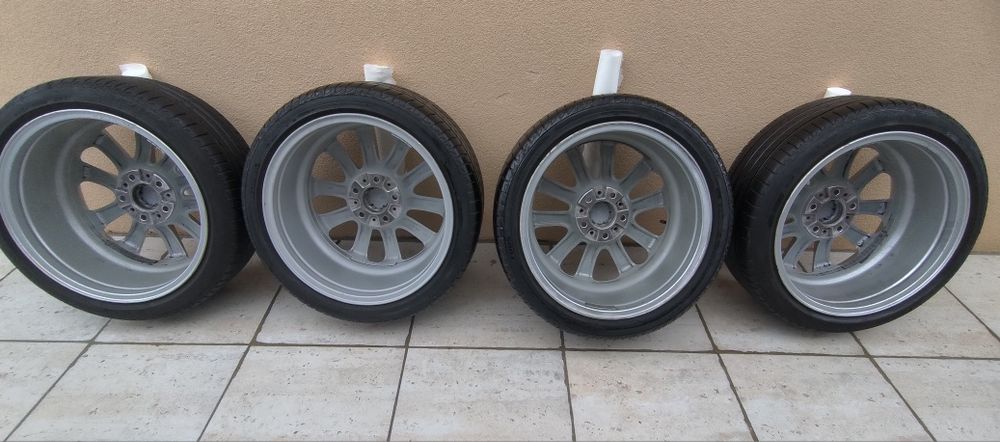 Set roti BMW 5x120 R18 cu anvelope de vara