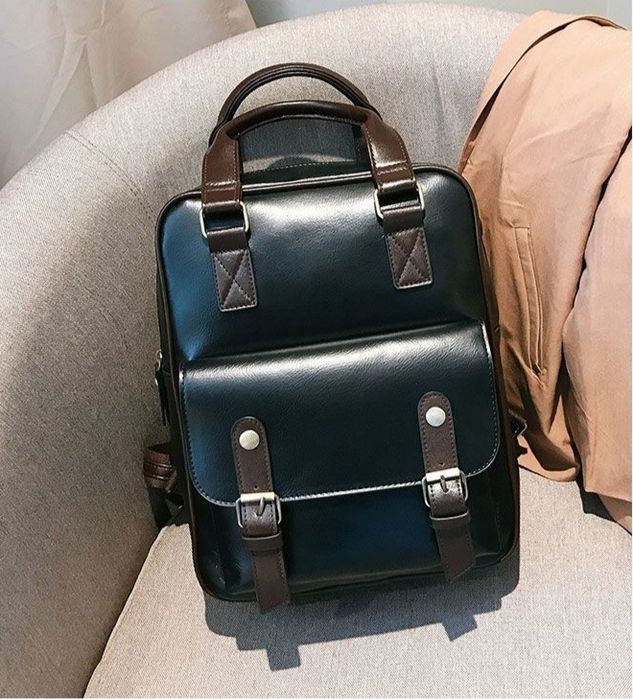 женский классический рюкзак сумка удобная кажанная, размер 26-33 см
ор