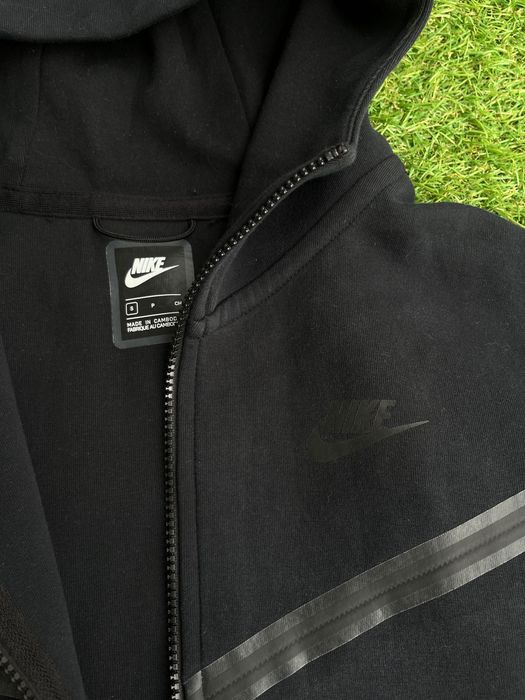 Мъжко горнище : Nike Tech Fleece Full Zip Windrunner Hoodie Black S