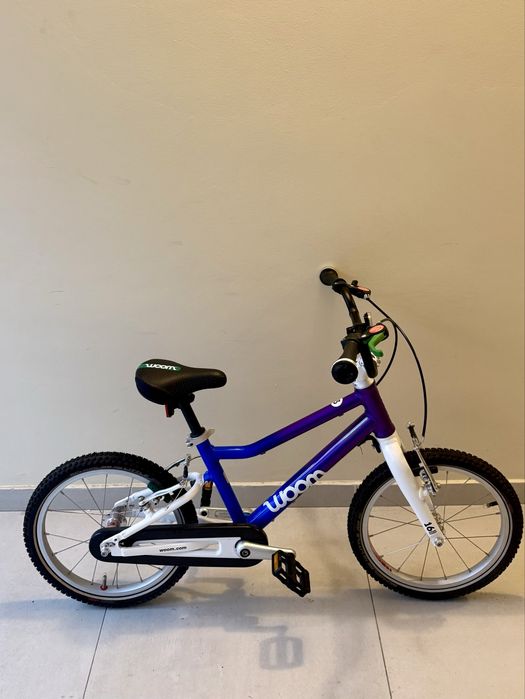Bicicletă copii Woom 3 – ediție specială Purple/Blue +casca