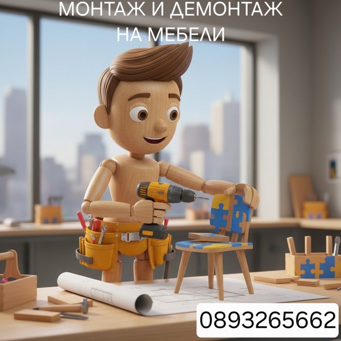 монтаж и демонтаж на мебели