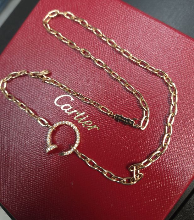 Колие Cartier Juste un Clou  диаманти